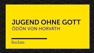 von Horváth Jugend ohne Gott Reclam Hörbuch [upl. by Theodosia499]