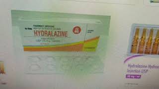 Hydralazine 25 mg tablet [upl. by Adriaens]