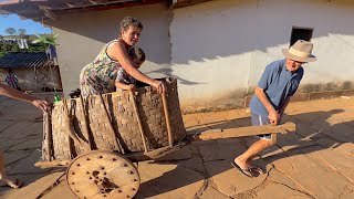 MOINHO DE PEDRA DE 250 ANOS  JUVENAL E HERMELINDA  LUMINÁRIAS MG  PARTE 2 [upl. by Hcurob448]