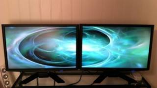 Dual Monitor Setup with Matrox DualHead2Go DP Edition [upl. by Ellehsat]