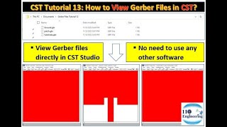 How to View Gerber Files in CST Studio View Gerber Files without using any other software [upl. by Essie134]