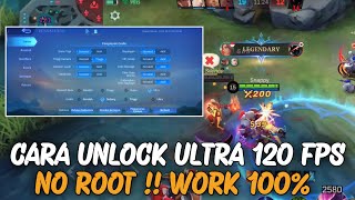 Cara Unlock Refresh Rate Ultra ML 120 FPS No Root Untuk Semua Device [upl. by Creedon]