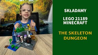 LEGO 21189  Minecraft  The skeleton dungeon  Bartek amp Fabio bricks [upl. by Yenalem]