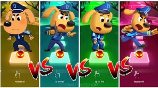 Sheriff Labrador 🆚️ Fox Officer 🆚️ Sheriff labrador officer 🆚️ Sheriff labrador🎶 Tileshop EDM rush [upl. by Eula]