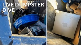 Apple Mac Pro In the Trash Live DumpsterDiving [upl. by Aerdno403]