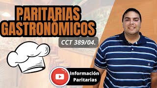 AUMENTO DE 120 EN 4 TRAMOS DE 30 PARA TRABAJADORES GASTRONOMICOS CCT 48904 [upl. by Nihcas]