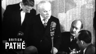 Selected Originals  quotCharlie Speaksquot Aka Charles Chaplin At Variety Club 1952 [upl. by Dionis]