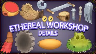 All Monster Ethereal Workshop Wave 3 Details Construction  MSM ANIMATION  My Singing Monsters [upl. by Tarrant412]