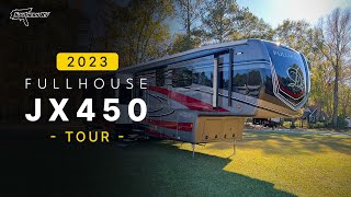 RV Rundown  2023 DRV Fullhouse JX450  Luxury Toy Hauler Rated For Full Time Use at Southern RV [upl. by Tanah878]