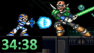 Explicando a Speedrun do Mega Man X 100 [upl. by Rozalie]