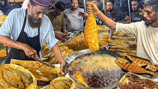 POPULAR MUMBAI MASALA FRIED FISH amp GRILLED FISH AT KHAN QUETTA RESTAURANT [upl. by Annovoj541]