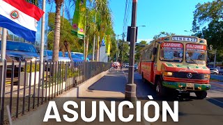 ASUNCIÒN Walking Tour Paraguay 🇵🇾 4K Videowalk in Paraguay [upl. by Claudell]