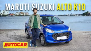 2022 Maruti Suzuki Alto K10 review  Peoples Champion  First Drive  Autocar India [upl. by Angie]