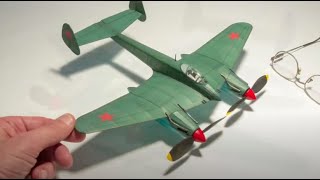 RubberPowered Model Airplane  13quot MiGDIS  Start to Finish [upl. by Eustazio]