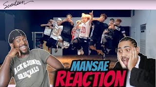 DANCERS REACT TO Seventeen Mansae Dance Practice SEVENTEEN세븐틴  만세MANSAE  HIDE ver REACTION [upl. by Balsam]