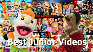 SML Marathon Juniors Best Videos Full Reaction [upl. by Esinwahs953]