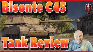 Bisonte C45 Full Tank Review WOT Blitz  Littlefinger on World of Tanks Blitz [upl. by Atnohs877]