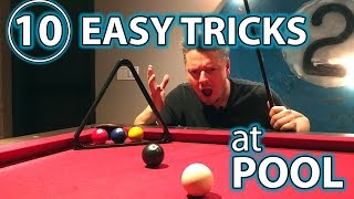 TOP 10 Pool TRICK Shots and PRANKS Part 3  EASY [upl. by Yhtac]