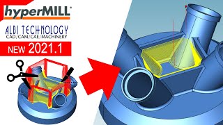 hyperMILL使い方 20211 New  Edit toolpath ツールパス編集  3D Z level Shape Finishing 3Dシェイプ仕上げ加工  トレーニング [upl. by Hareehat]