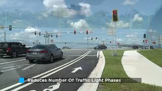 Diverging Diamond Interchange DDI HOW THEY WORK [upl. by Aillil]