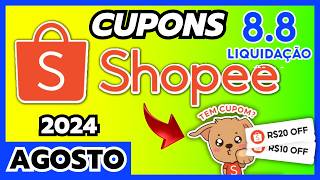 NOVO Cupom SHOPEE 88 2024 ➨ 7 Milhões em Cupom Shopee 88 2024 Código de Cupons Shopee 2024 [upl. by Halstead991]