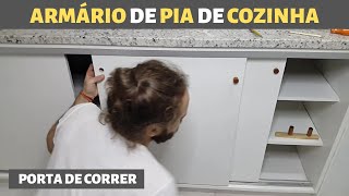 Armario para cozinha com madeiras de guarda roupa  faça você mesmo  do lixo ao luxo [upl. by Seerdi397]