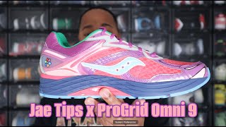 Jae Tips x Saucony ProGrid Omni 9 Purple Review [upl. by Esra]