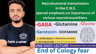 neurohumoral transmission in the CNS  GABA  Glutamine  Glycine  Serotonin  Dopamine cology [upl. by Anelis]