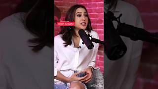 Sara Ali Khan podcast podcast saraalikhan funny love creditrel hit [upl. by Marijane]