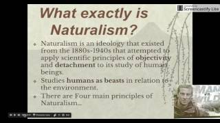 Naturalism Lecture [upl. by Katusha]