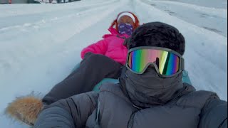 WE WENT SNOW TUBING IN THE MOUNTAINS…❄️ VLOGMAS DAY 2 [upl. by Orose]