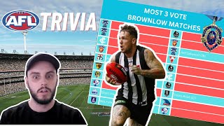 An All Time Performance from BT in this AFL Brownlow Trivia [upl. by Besse334]