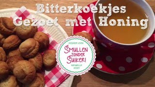 Recept  Supersnel Bitterkoekjes bakken zonder geraffineerde suiker [upl. by Cutlor]