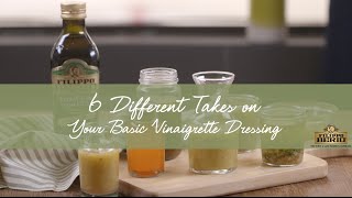 Six Different Takes on a Classic Vinaigrette Using Filippo Berio Olive Oil [upl. by Ykcub]