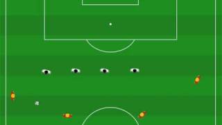 Fussballtraining Viererkette Taktiktraining [upl. by Neirrad]