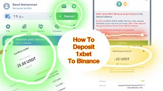 How To Deposit Binance To 1xBet  Cryptocurrency Deposit  Reduces Fee Tricks [upl. by Airdnala]