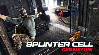 Splinter Cell Conviction  Kobin Mansion Aggressive Stealth [upl. by Tterraj]