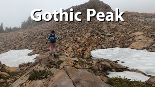 Climbing Gothic Peak  A fun Beginner Scramble [upl. by Lello174]