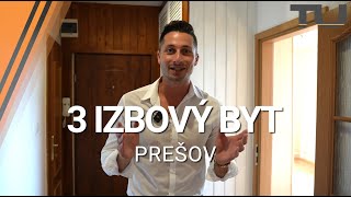 3 IZBOVÝ BYT NA PREDAJ  Prešov [upl. by Elleiram]