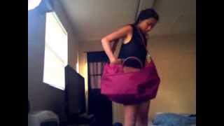 My Longchamp Collection Le Pliage expandable travel bag [upl. by Colman862]