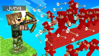 JVNQ  ARCO  NINGUÉM ENTRA NA BASE  MINECRAFT BEDWARS [upl. by Aidnama]