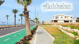 4K Beautiful Day in Ashkelon Walking Tour Israel [upl. by Nole624]