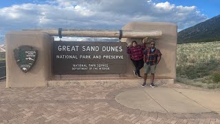 Great sand dunes national park Colorado  USA diaries [upl. by Yziar]