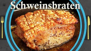 das einfachste Schweinsbraten Krustenbraten Rezept mit knuspriger Kruste [upl. by Ulrikaumeko]