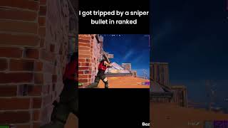 I tripped on a snipper bullet in ranked fortnite clips [upl. by Artnoed]