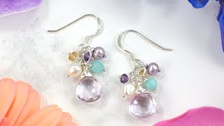 How to Make Jewelry DIY Earrings Part 2 of 4 Beginners Tutorial [upl. by Genevra]