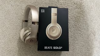 Review of the Beats Solo3 gold edition [upl. by Adiarf904]