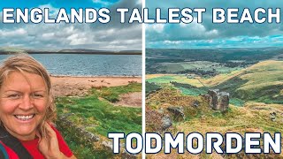 Englands Tallest Beach  Gaddings Dam amp Stoodley Pike Hike  Todmorden [upl. by Nosneh900]