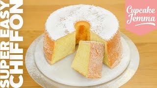 Classic Chiffon Cake Recipe  a baking musthave  Cupcake Jemma [upl. by Demetria]