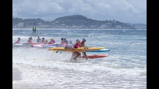 Queensland States Surf Life Saving Championships 2024 U19 Female Ironperson Final gon [upl. by Aiuqat142]